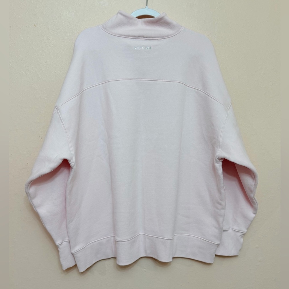 OFFLINE By Aerie Cloud Fleece Oversized Mockneck Sweatshirt - Picture 4 of 5